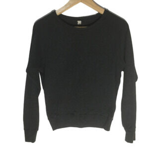 TNA simple minimalist dark grey sweater
